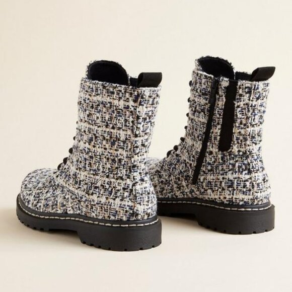 TORRID 9WW Boucle Wide Width Stevie Lace-Up Combat Boots NWT - Picture 7 of 12